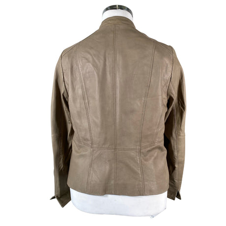 Naisten Gerry Weber - Nahkatakki, koko 42 - Beige (2)