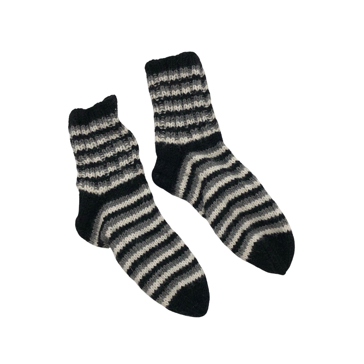 Unisex Handmade - Villasukat, koko 34 - Musta (1)