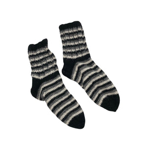 Unisex Handmade - Villasukat, koko 34 - Musta (1)