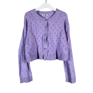 Tyttöjen Gap - Neuletakki, koko 134 - 140 - Violetti (1)
