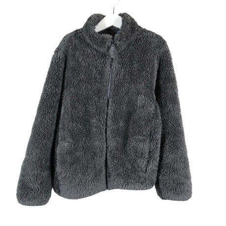 Unisex Uniqlo - Fleecetakki, koko 134 - 140 - Harmaa ()