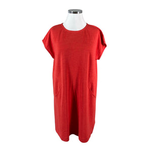 Naisten Marimekko - Trikoomekko, koko 44 - Punainen (1)