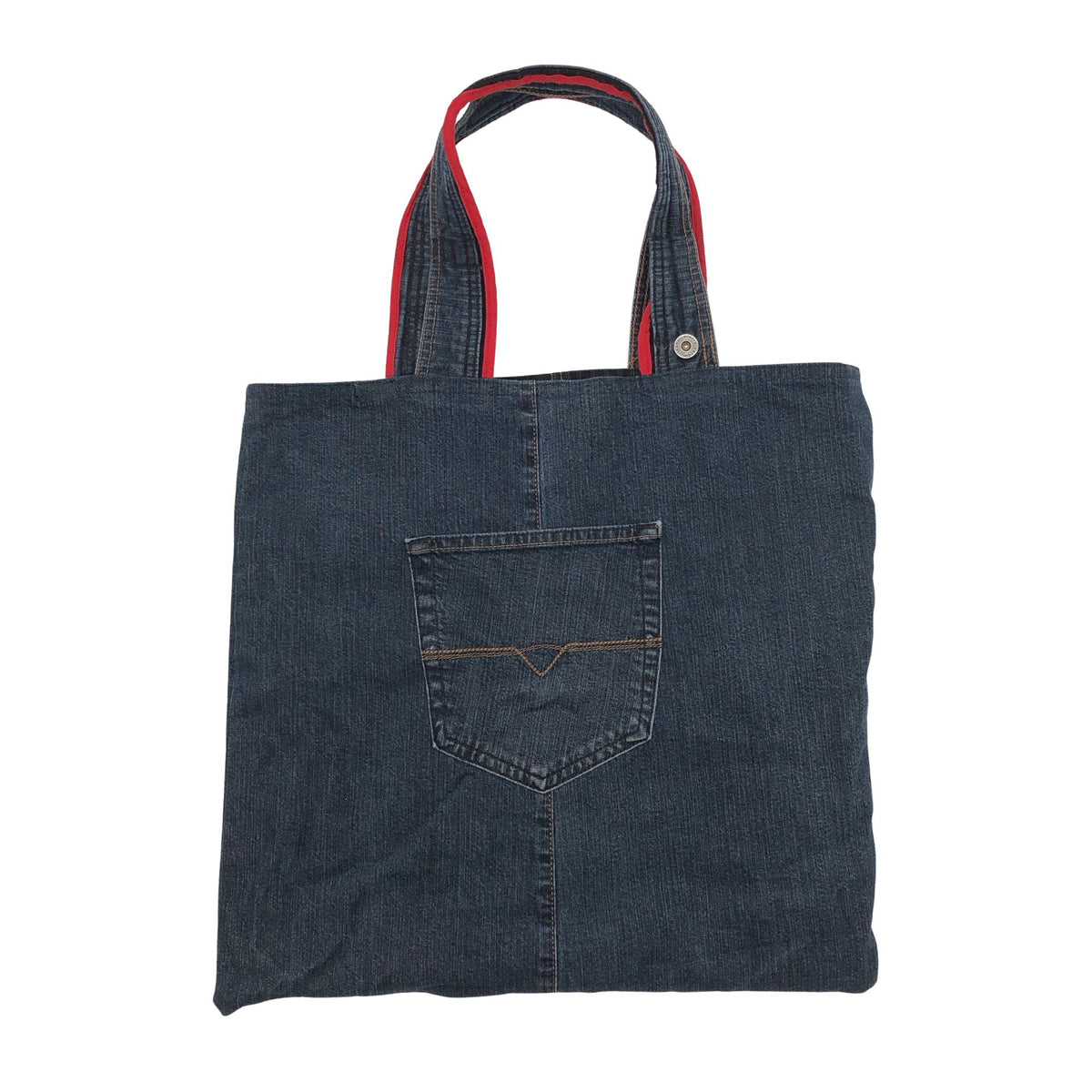 Naisten Handmade - Ostoskassi, koko Maxi - Sininen (1)