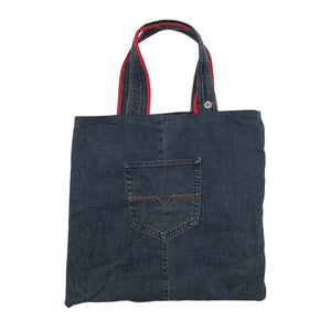 Naisten Handmade - Ostoskassi, koko Maxi - Sininen (1)