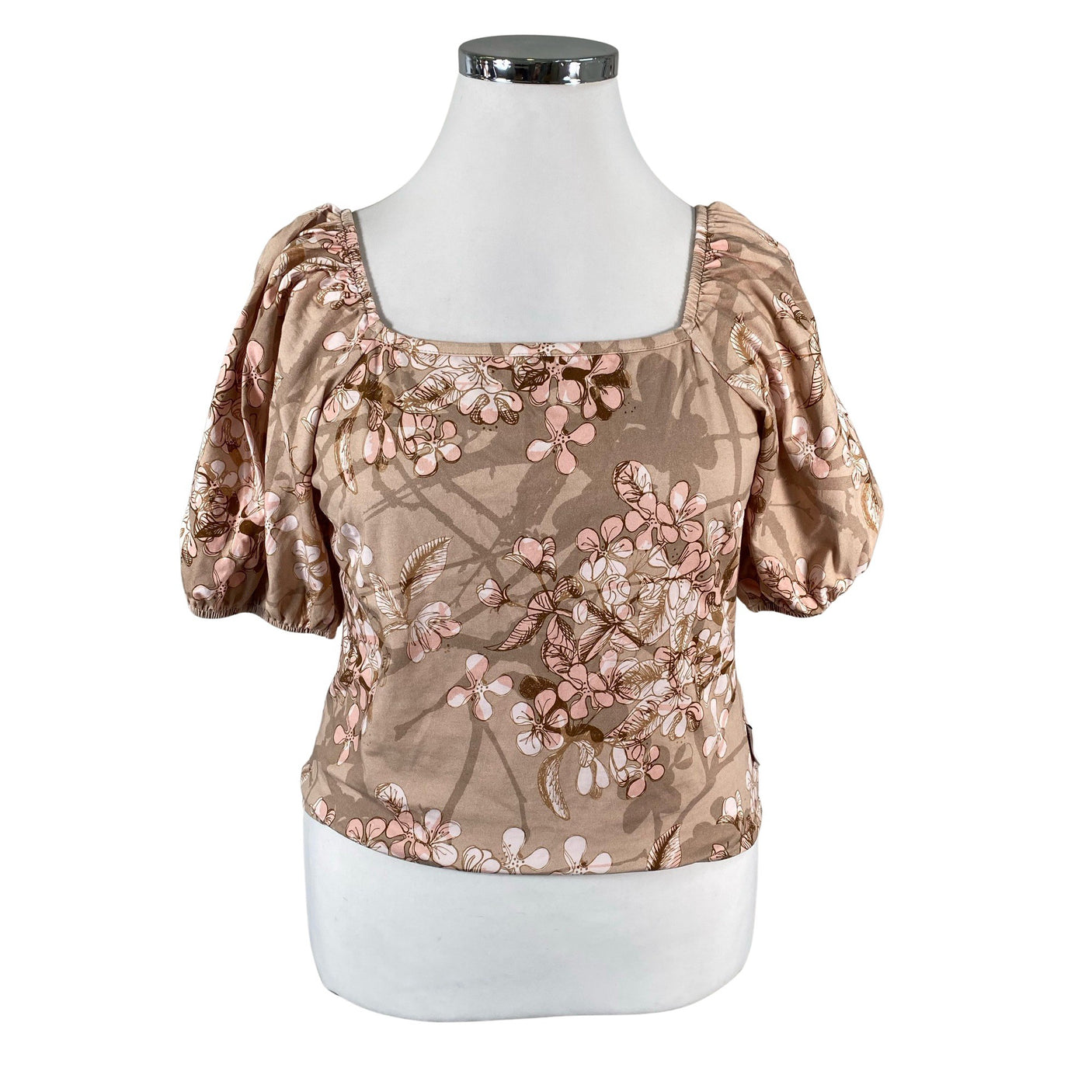 Naisten Versonpuoti - T-paita, koko 42 - Beige (1)