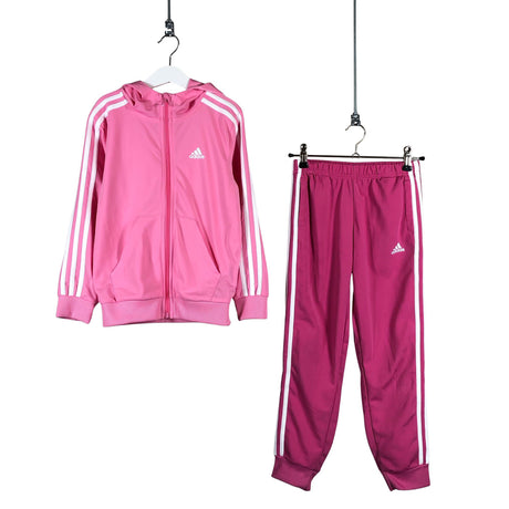 Tyttöjen Adidas - Verryttelytakki, koko 122 - 128 - Pinkki ()