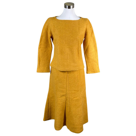 Naisten Handmade - Neulepaita, koko 38 - Keltainen ()