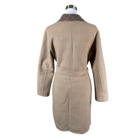 Naisten Esprit - Villakangastakki, koko 38 - Beige (2)