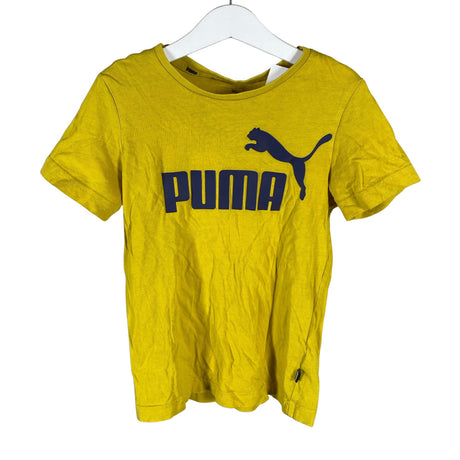 Unisex Puma - T-paita, koko 122 - 128 - Keltainen ()