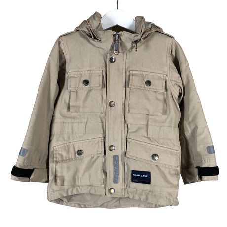Unisex Polarn O. Pyret - Välikausitakki, koko 98 - 104 - Beige ()