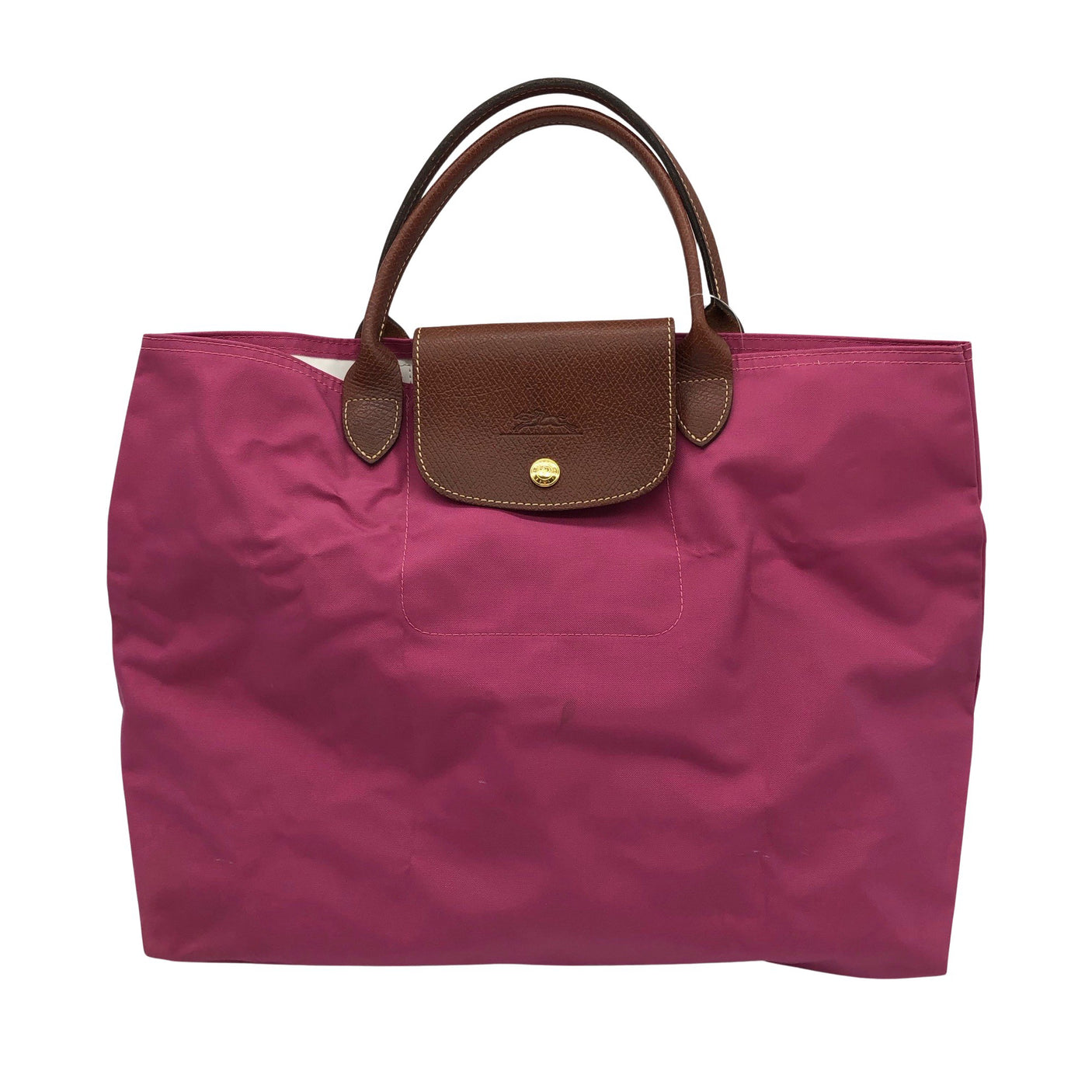 Naisten Longchamp - Käsilaukku, koko Maxi - Pinkki (1)