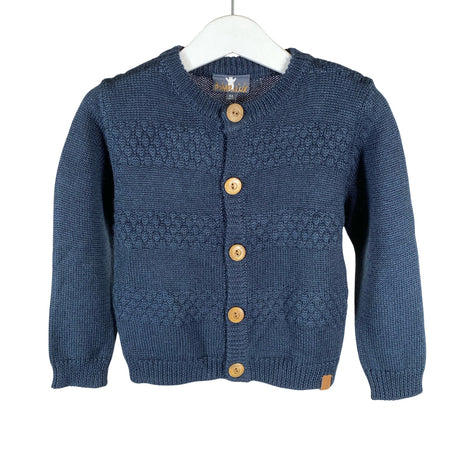 Unisex POMPdeLUX - Neuletakki, koko 92 - 98 - Sininen ()
