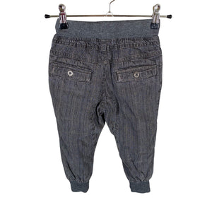 Unisex POMPdeLUX - Kangashousut, koko 86 - 92 - Harmaa (2)
