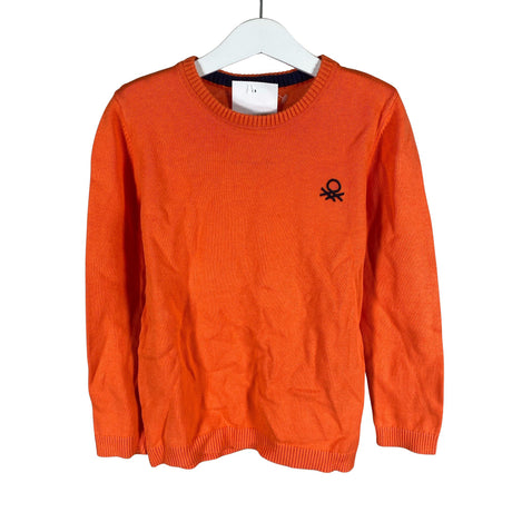 Unisex Benetton - Neulepaita, koko 116 - 122 - Oranssi ()