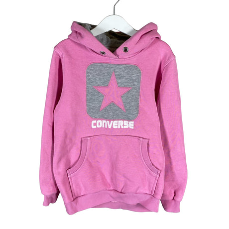 Naisten Converse - Huppari, koko 128 - 134 - Vaaleanpunainen ()