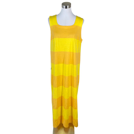 Naisten Marimekko - Trikoomekko, koko 40 - Keltainen ()