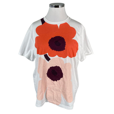 Naisten Marimekko - T-paita, koko 42 - Valkoinen ()