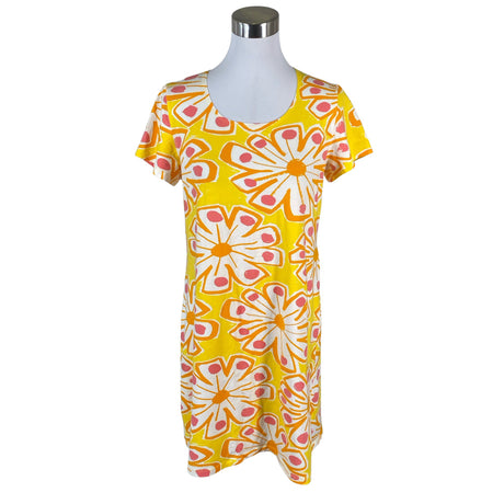 Naisten Marimekko - Trikoomekko, koko 40 - Keltainen ()