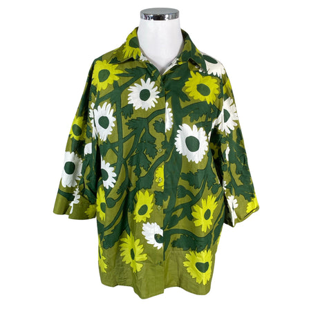 Naisten Marimekko - Sifonkitunika, koko 44 - Vihreä ()
