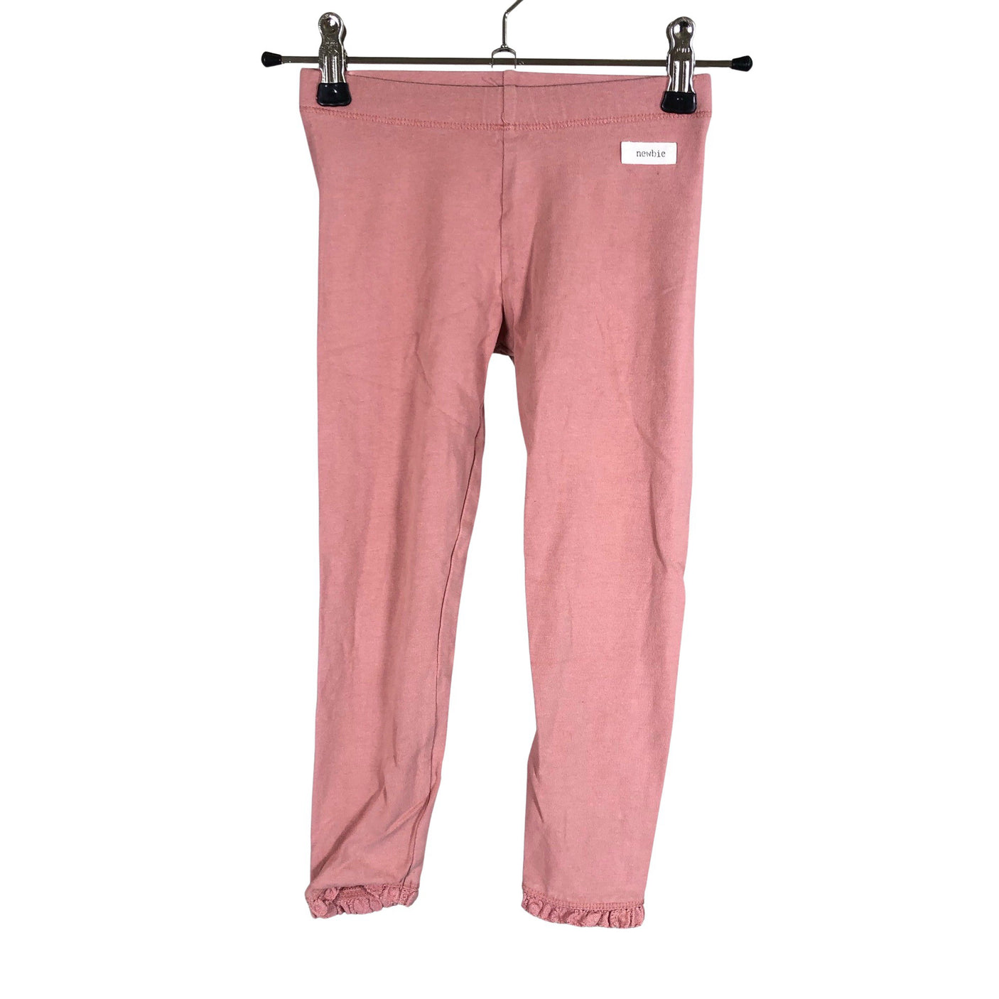 Tyttöjen Newbie - Leggingsit, koko 104 - 110 - Vaaleanpunainen (1)