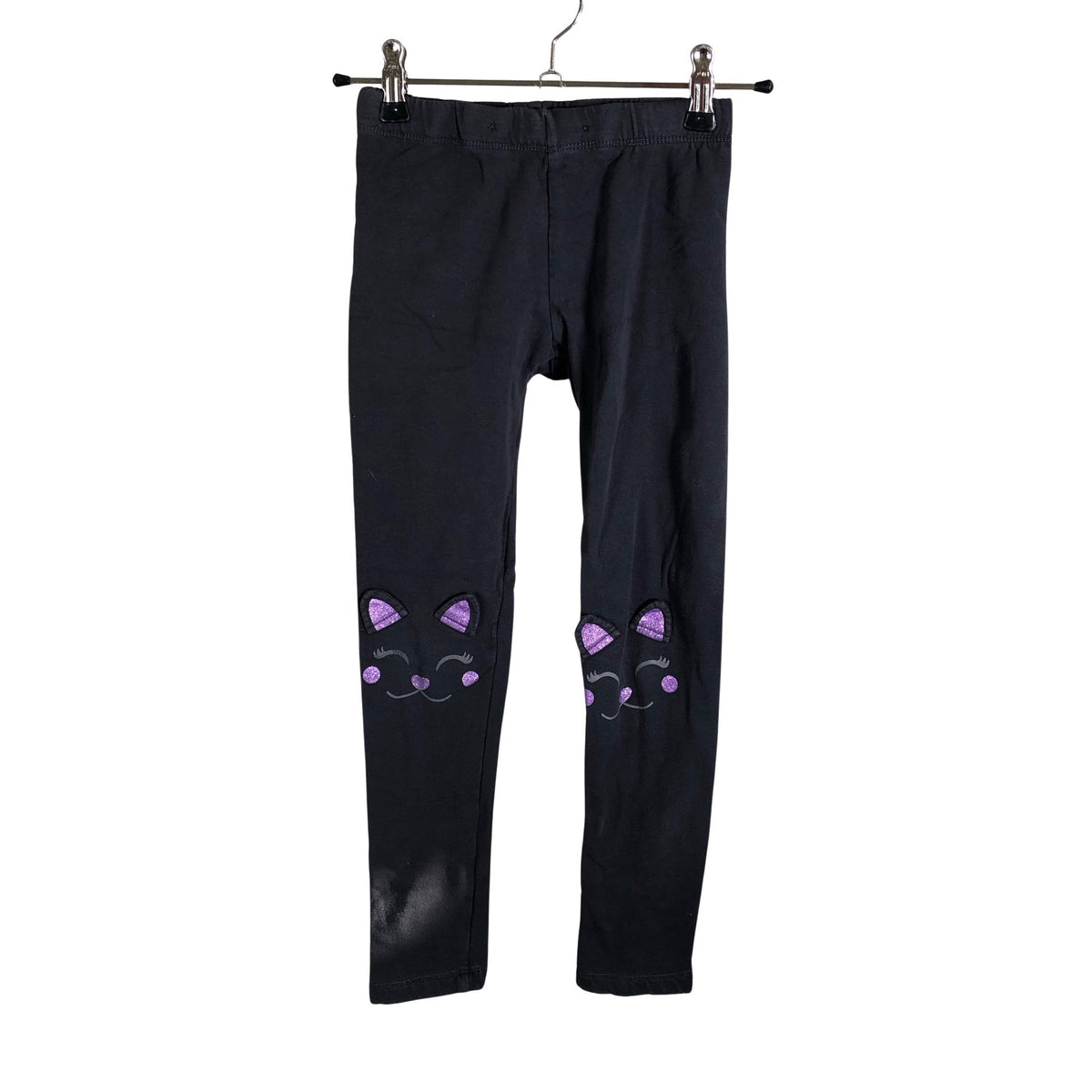Tyttöjen Lindex - Leggingsit, koko 122 - 128 - Harmaa (1)