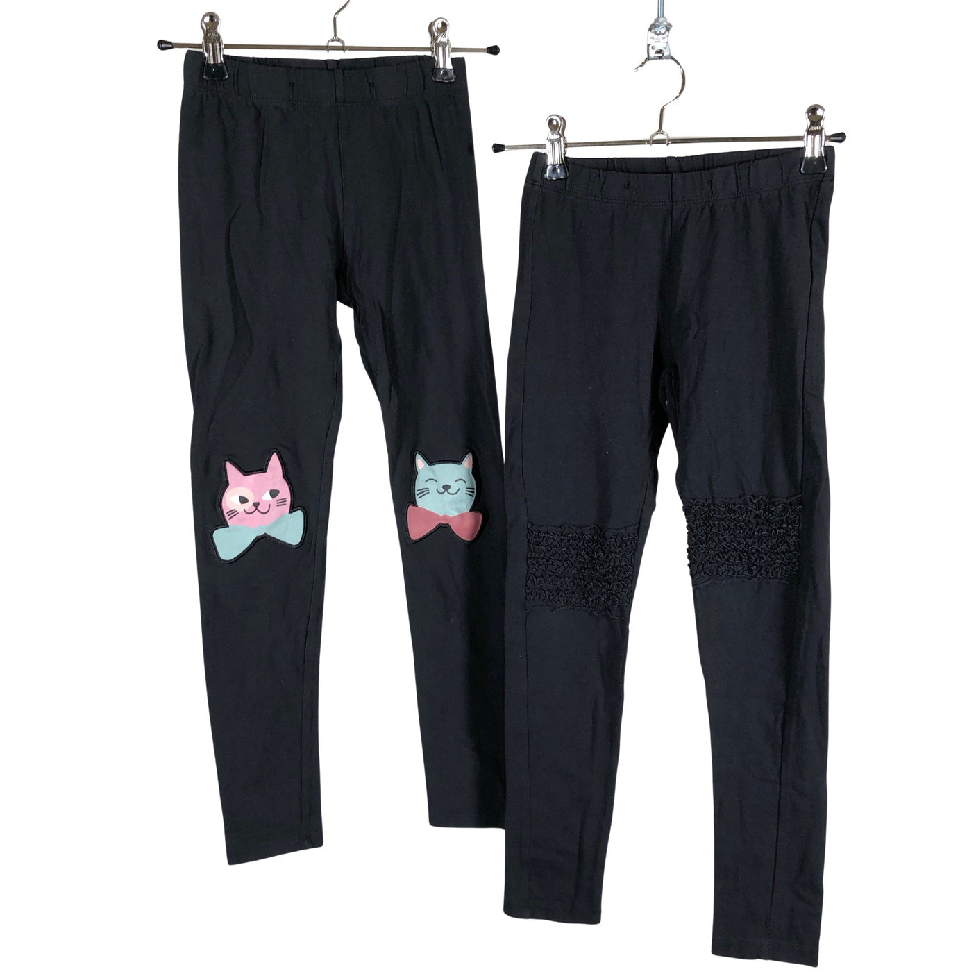 Tyttöjen Lindex - Leggingsit, koko 122 - 128 - Musta (1)