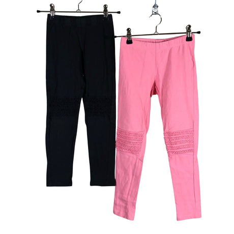 Tyttöjen Lindex - Leggingsit, koko 116 - 122 - Vaaleanpunainen ()