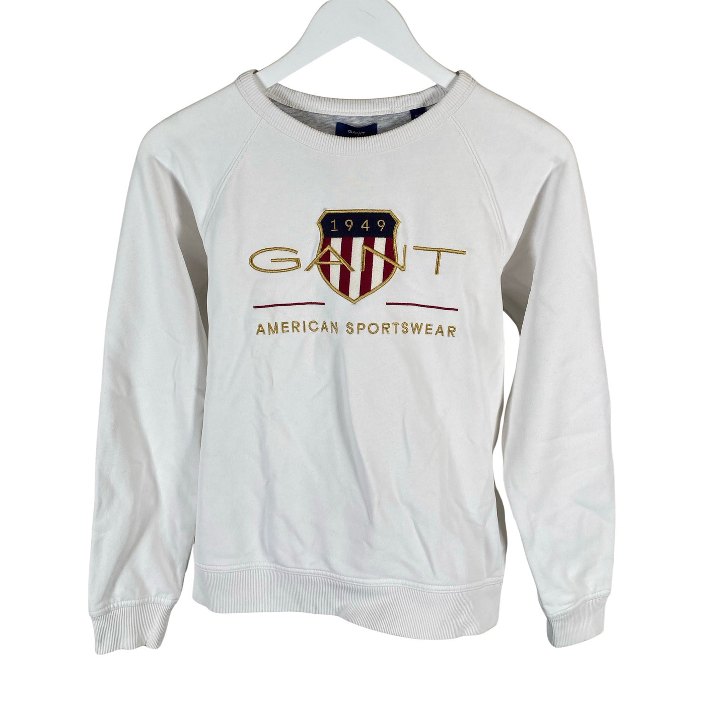 Unisex Gant - Collegepaita, koko 164 - 170 - Valkoinen (1)