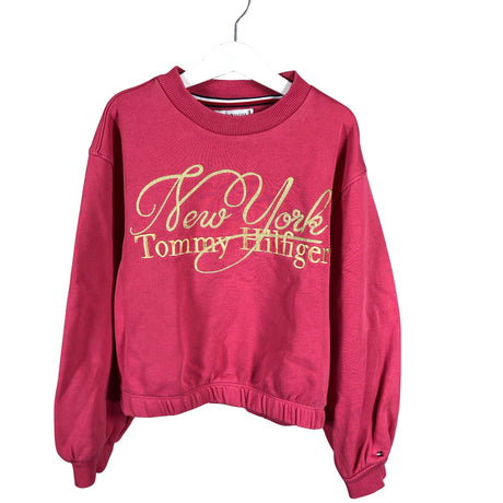Tyttöjen Tommy Hilfiger - Collegepaita, koko 134 - 140 - Pinkki ()