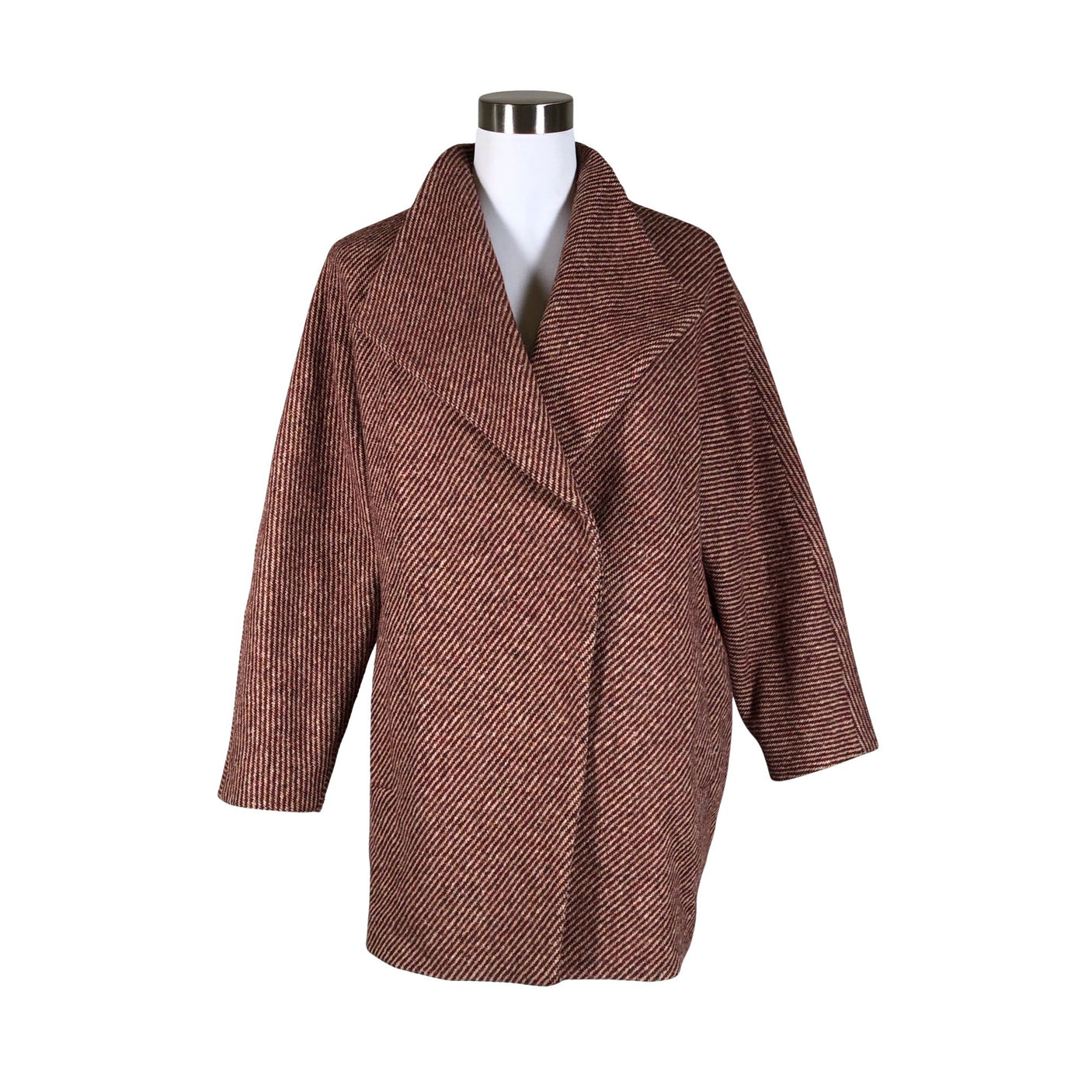 Naisten Massimo Dutti - Villakangastakki, koko 38 - Punainen (1)
