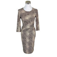 Naisten InWear - Trikoomekko, koko 34 - Beige ()
