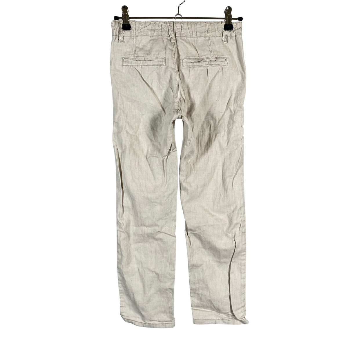 Poikien Lindex - Kangashousut, koko 122 - 128 - Beige (2)