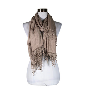 Naisten Oxmo - Huivi, koko Midi - Beige (1)