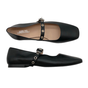 Naisten Shoe Biz - Ballerinat, koko 41 - Musta (1)