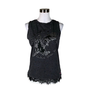 Naisten Superdry - Trikootoppi, koko 36 - Harmaa (1)