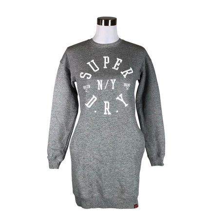 Naisten Superdry - Collegemekko, koko 34 - Harmaa ()