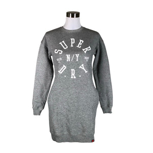 Naisten Superdry - Collegemekko, koko 34 - Harmaa (1)