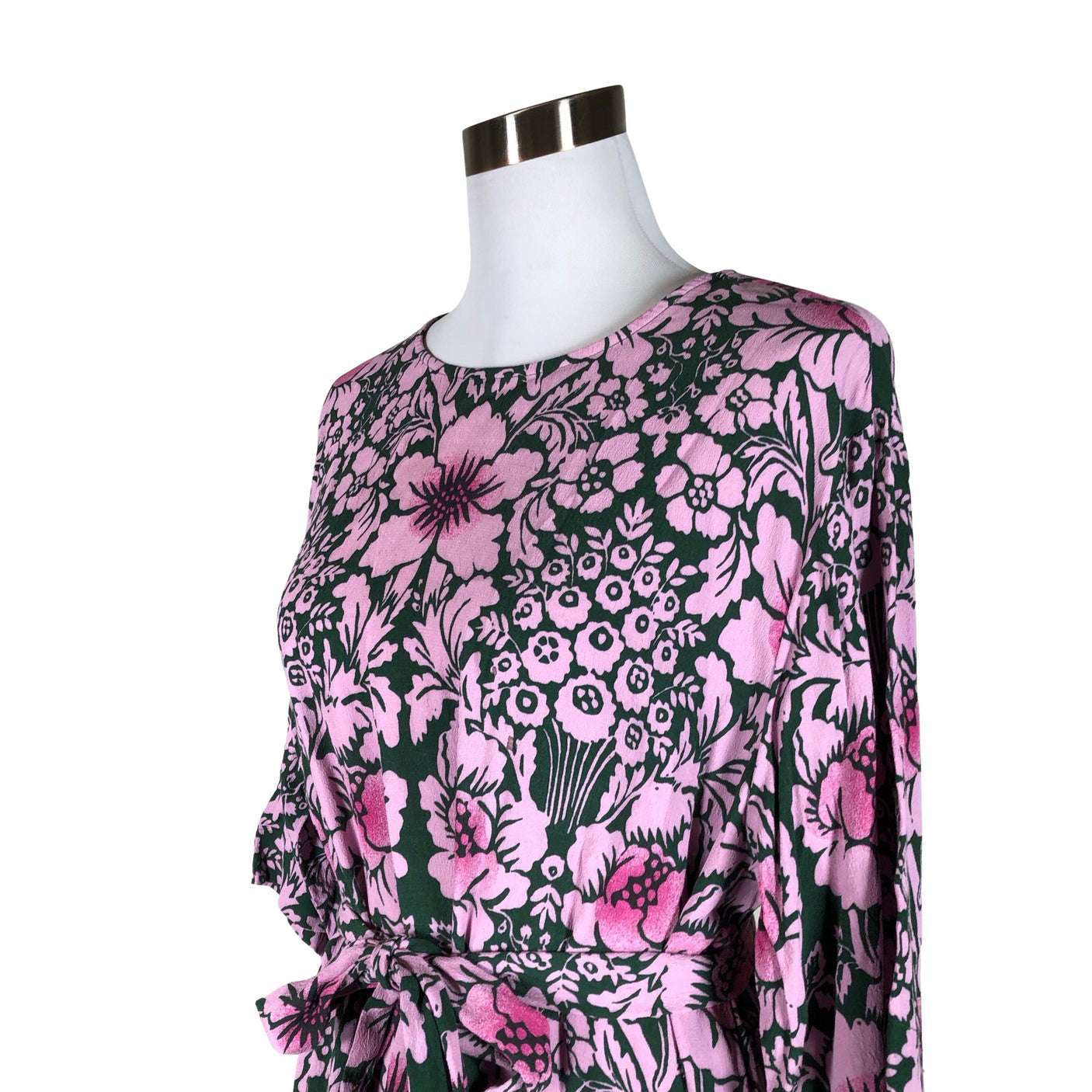 Naisten Marimekko - Sifonkimekko, koko 40 - Vihreä (3)
