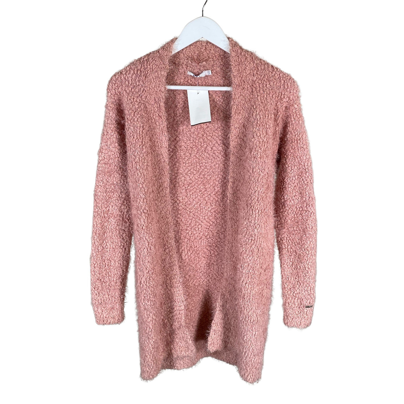 Tyttöjen Bel - Neuletakki, koko 158 - 164 - Vaaleanpunainen (1)