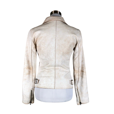 Naisten Karrax - Nahkatakki, koko 38 - Beige (2)