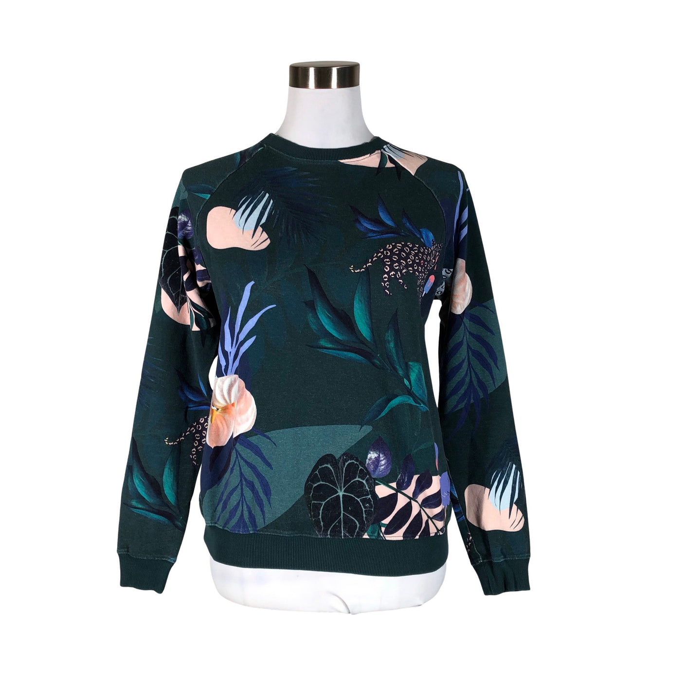 Naisten Uhana Design - Collegepaita, koko 34 - Vihreä (1)