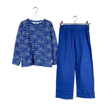 Unisex Pikkuset - Yöasu, koko 122 - 128 - Sininen ()