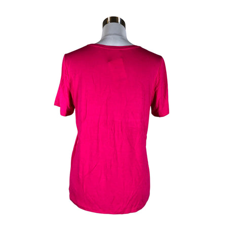 Naisten Essentials by Stockmann - Lyhythihainen pusero, koko 36 - Pinkki (2)