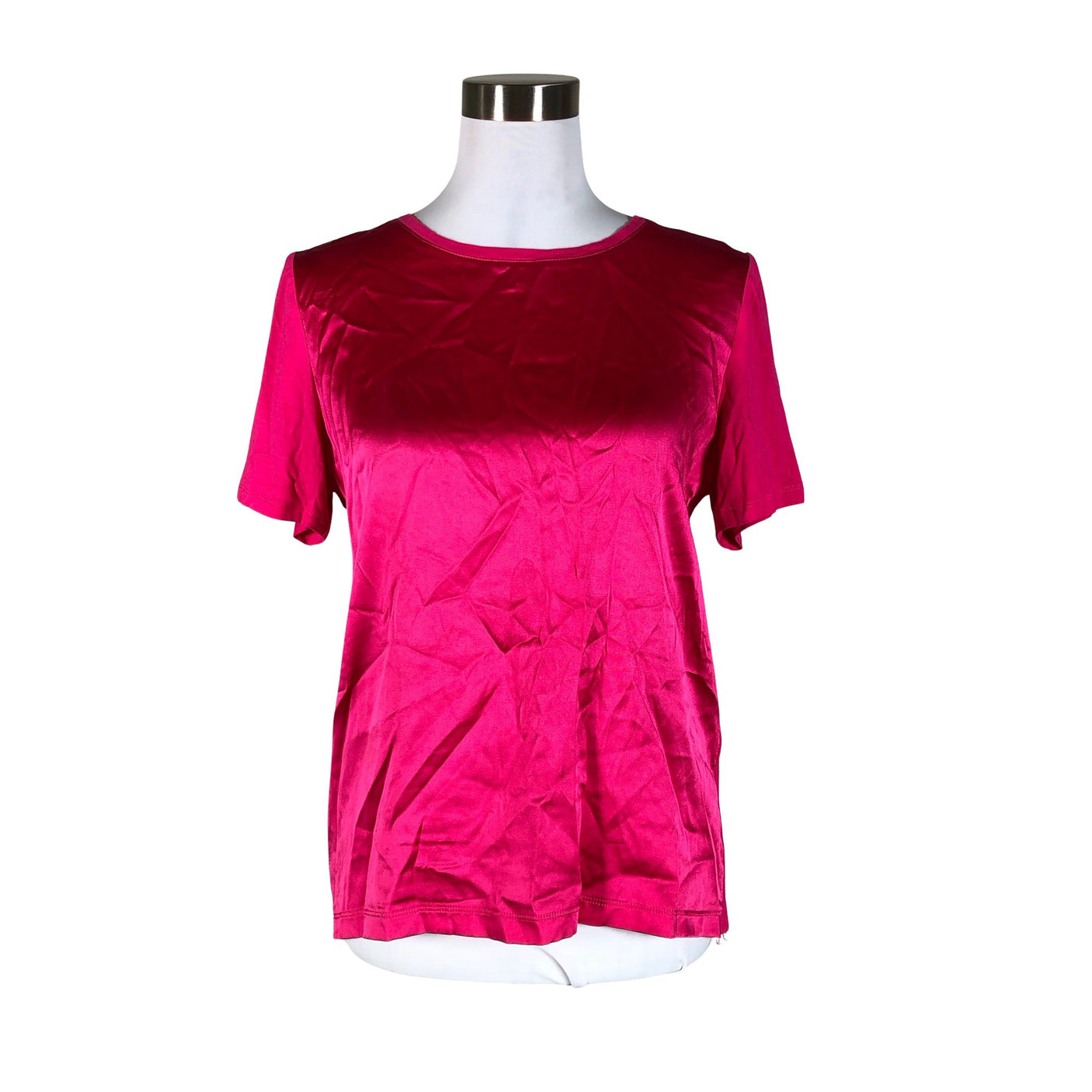 Naisten Essentials by Stockmann - Lyhythihainen pusero, koko 36 - Pinkki (1)