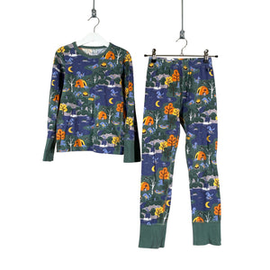 Unisex Polarn O. Pyret - Yöasu, koko 122 - 128 - Vihreä (1)