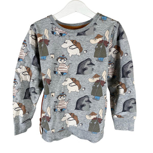 Unisex Martinex - Collegepaita, koko 116 - 122 - Harmaa (1)