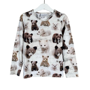 Unisex Gugguu - Trikoopaita, koko 116 - 122 - Valkoinen (1)