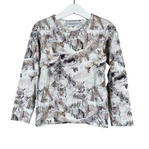 Unisex Gugguu - Trikoopaita, koko 110 - 116 - Harmaa (1)