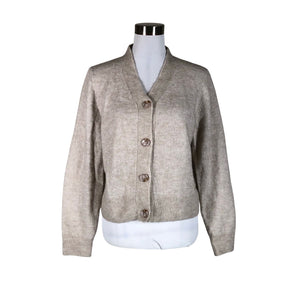 Naisten A+more - Neuletakki, koko 38 - Beige (1)