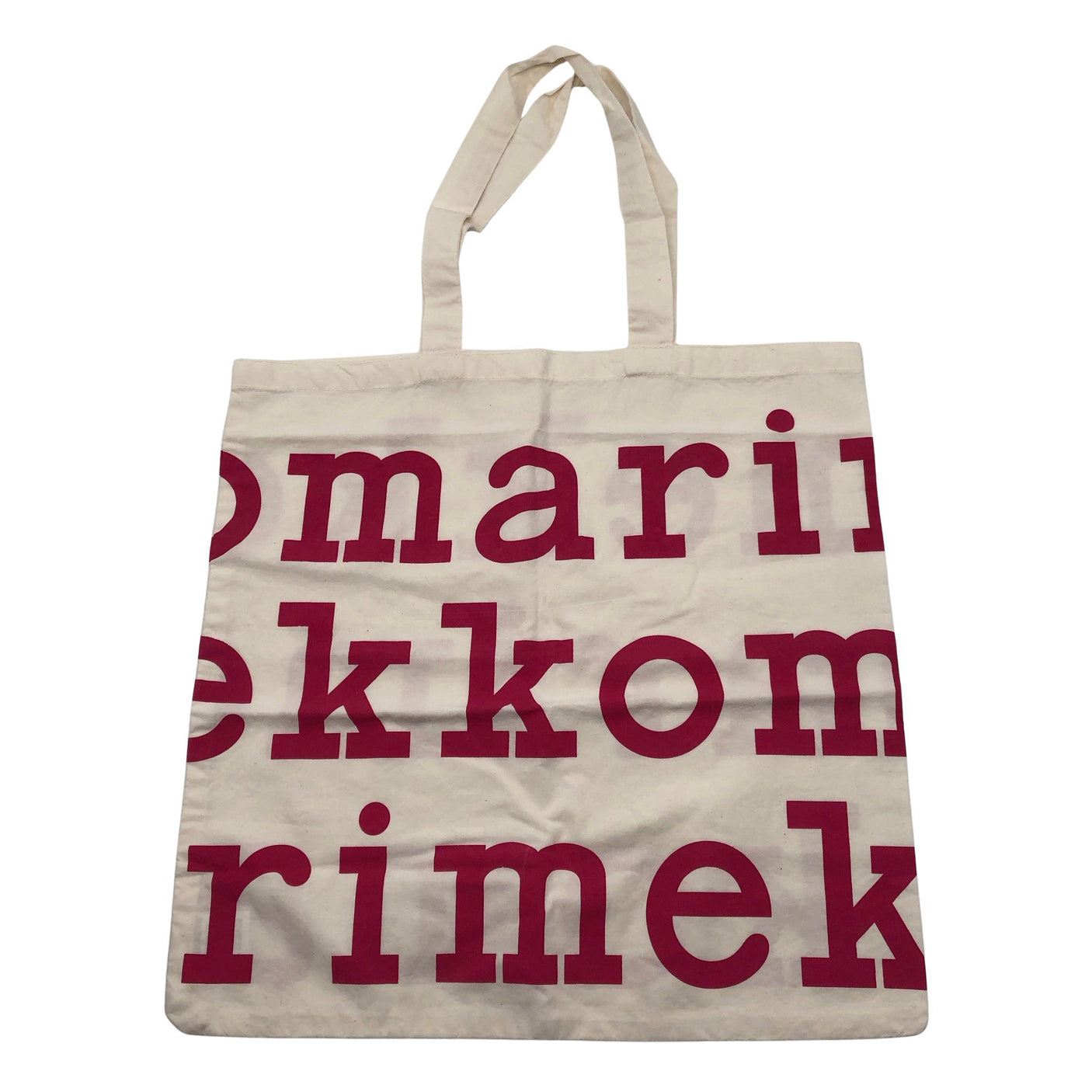 Unisex Marimekko - Ostoskassi, koko Maxi - Pinkki (1)